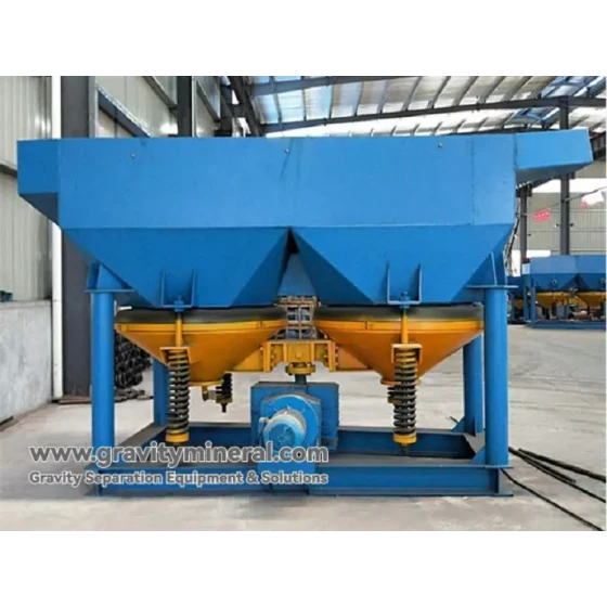 حلول الفصل بالجاذبية لخامات الأحجار الكريمة الغرينية