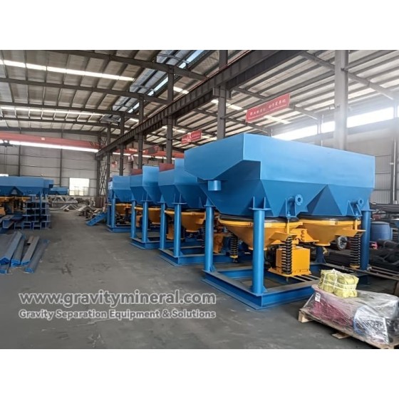 حلول الفصل بالجاذبية للخامات الغرينية الماسية