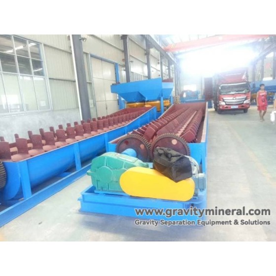 جهاز غسل الخام اللولبي